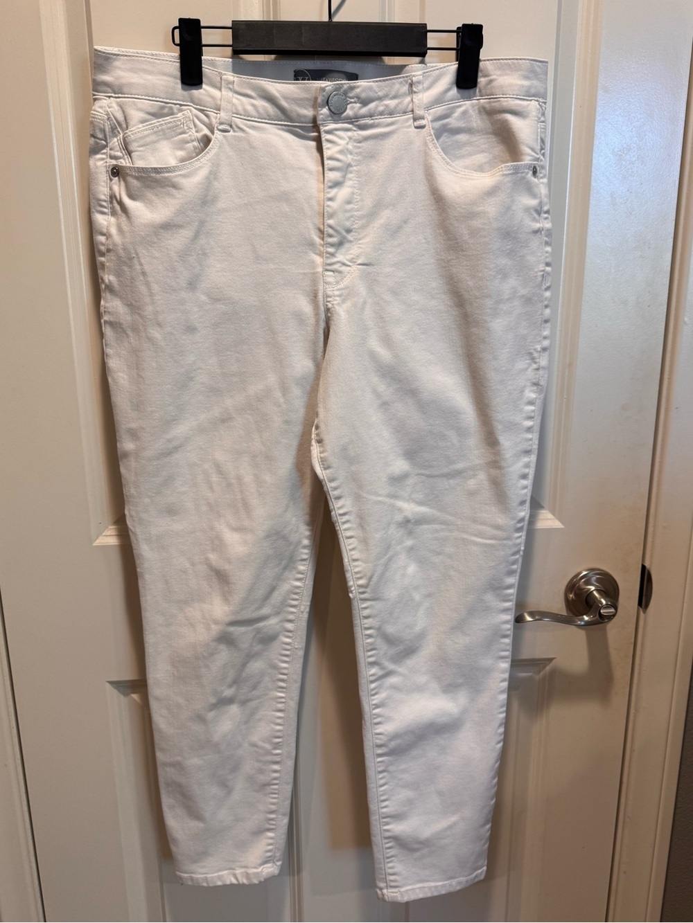 Wit & Wisdom Ab-Solution High Waist Ankle skinny Jeans in White